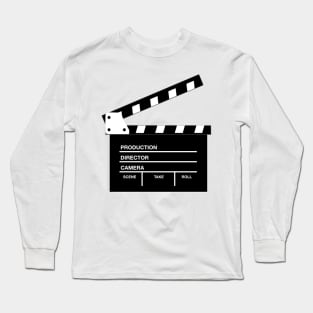 cinema clapperboard Long Sleeve T-Shirt